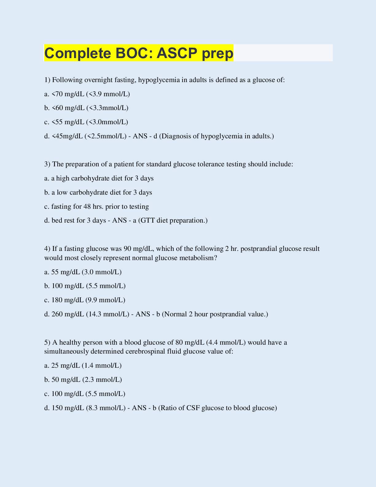 Preview image of Complete BOC: ASCP prep document